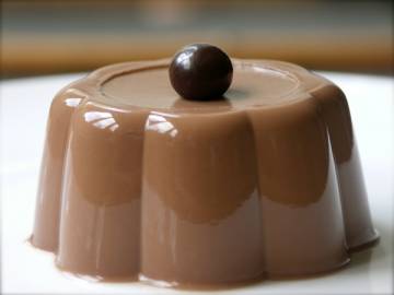 flan au chocolat