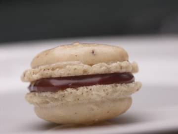 macaron au chocolat