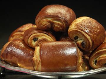 Pains feuilletés brioches au chocolat