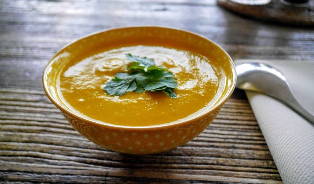 bol de soupe de butternut