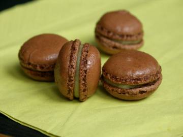 Macarons vanille-chocolat