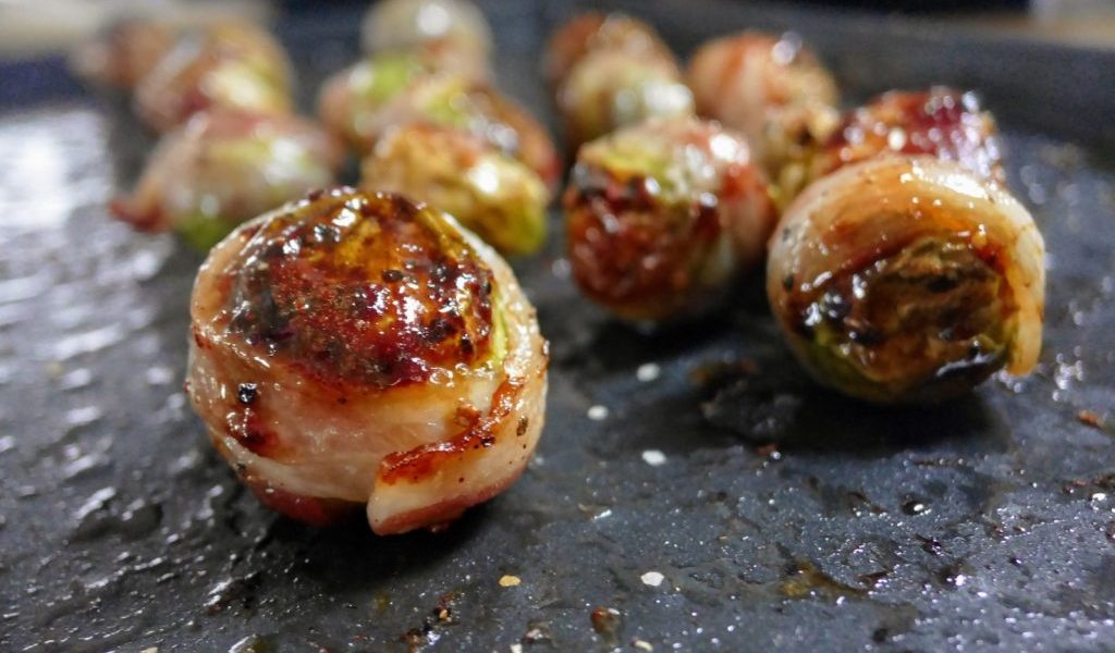 choux de Bruxelles à la poitrine fumée