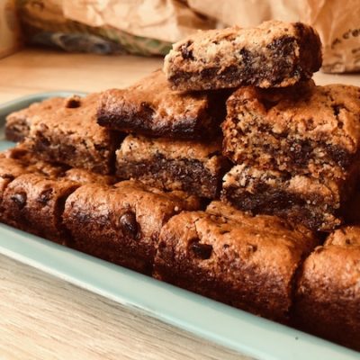 brownie aux pépites de chocolat