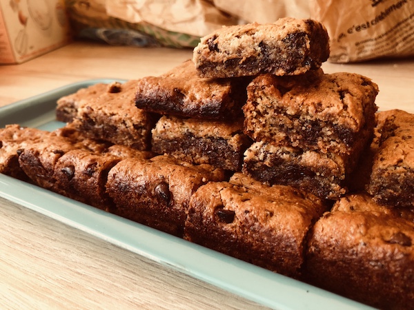 brownie aux pépites de chocolat