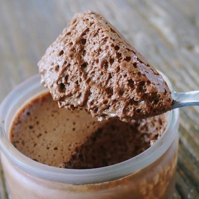 mousse au chocolat vegan