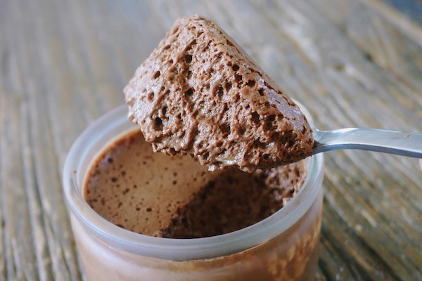 mousse au chocolat vegan